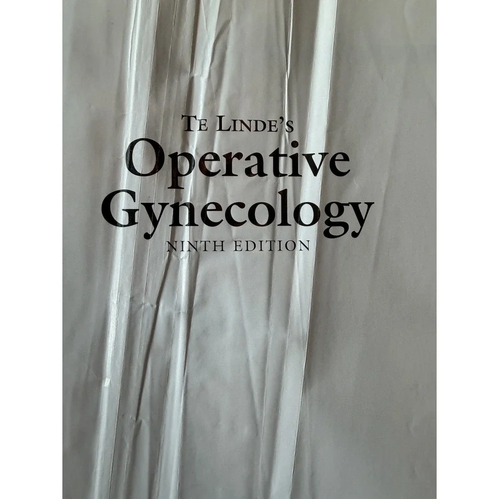 Te Linde's Operative Gynecology 9th Edition 2003 Hardcover Rock Jones MD